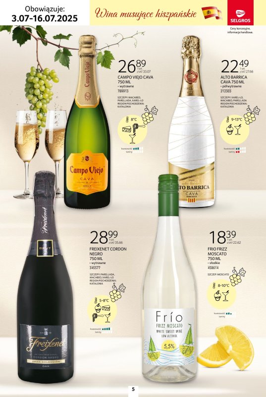Selgros - gazetka promocyjna Katalog Wina od czwartku 03.07 do środy 16.07 - strona 5