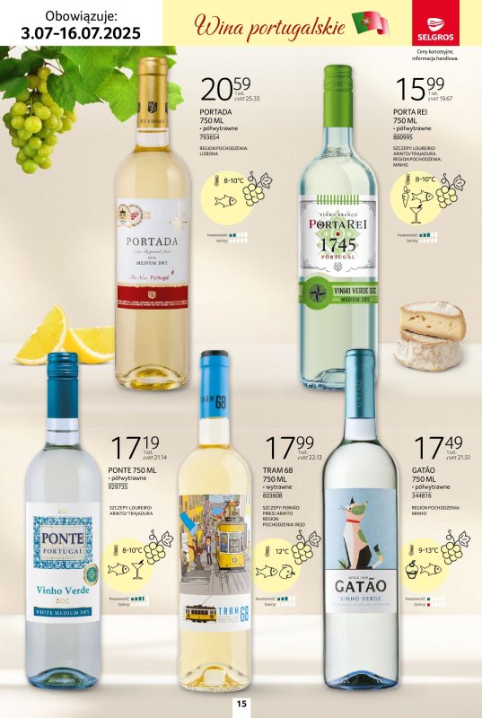 Selgros - gazetka promocyjna Katalog Wina od czwartku 03.07 do środy 16.07 - strona 15