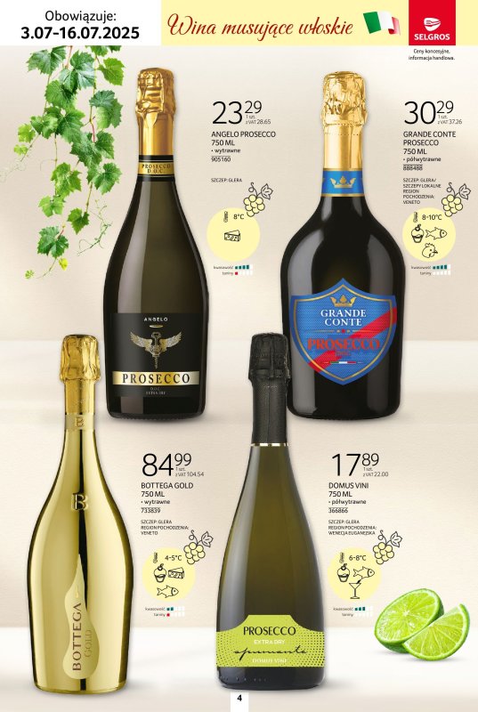 Selgros - gazetka promocyjna Katalog Wina od czwartku 03.07 do środy 16.07 - strona 4