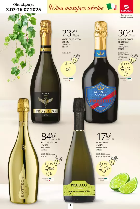Selgros - gazetka promocyjna Katalog Wina od czwartku 03.07 do środy 16.07 - strona 4