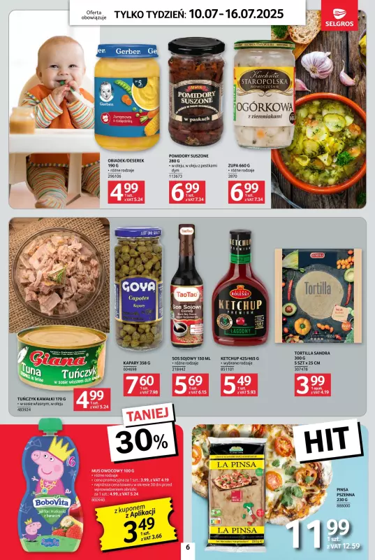 Selgros - gazetka promocyjna Jeszcze więcej super promocji! od czwartku 10.07 do środy 16.07 - strona 6