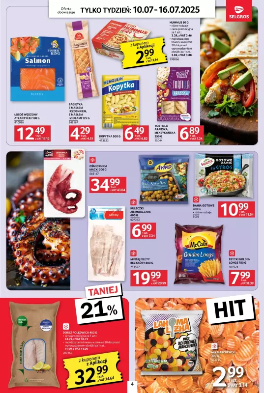 Selgros - gazetka promocyjna Jeszcze więcej super promocji! od czwartku 10.07 do środy 16.07 - strona 4