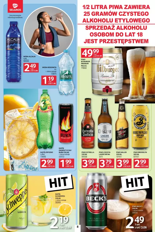 Selgros - gazetka promocyjna Jeszcze więcej super promocji! od czwartku 10.07 do środy 16.07 - strona 8