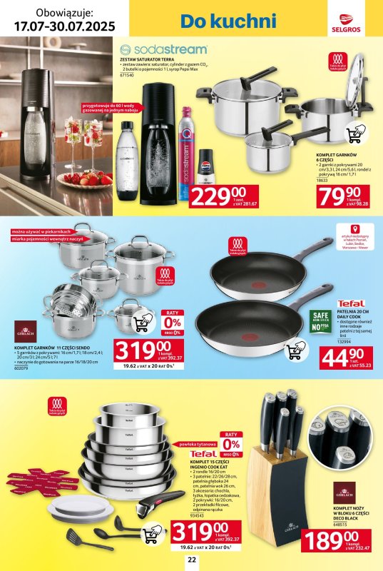 Selgros - gazetka promocyjna Katalog Hot Summer od czwartku 17.07 do środy 30.07 - strona 22