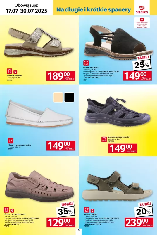 Selgros - gazetka promocyjna Katalog Hot Summer od czwartku 17.07 do środy 30.07 - strona 5