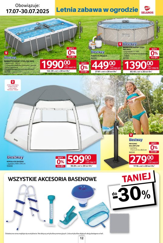 Selgros - gazetka promocyjna Katalog Hot Summer od czwartku 17.07 do środy 30.07 - strona 12