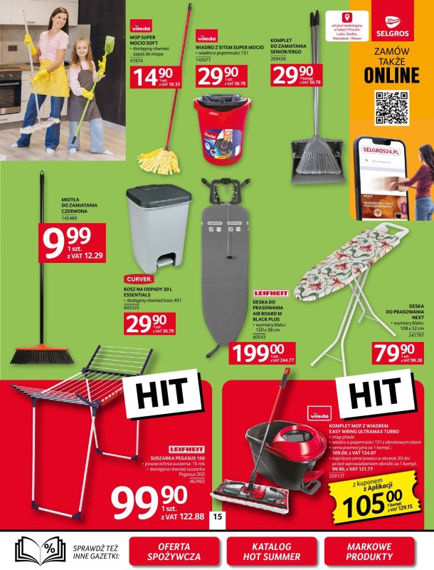 Selgros - gazetka promocyjna Oferta przemysłowa od czwartku 17.07 do środy 30.07 - strona 15