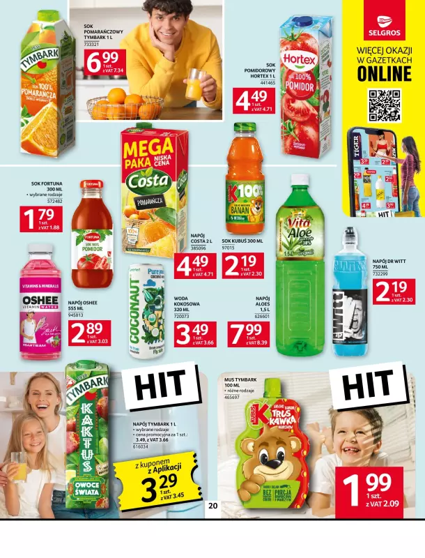 Selgros - gazetka promocyjna Oferta spożywcza od czwartku 17.07 do środy 30.07 - strona 20