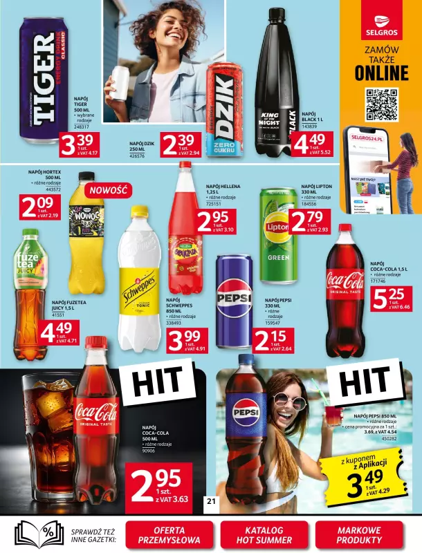 Selgros - gazetka promocyjna Oferta spożywcza od czwartku 17.07 do środy 30.07 - strona 21