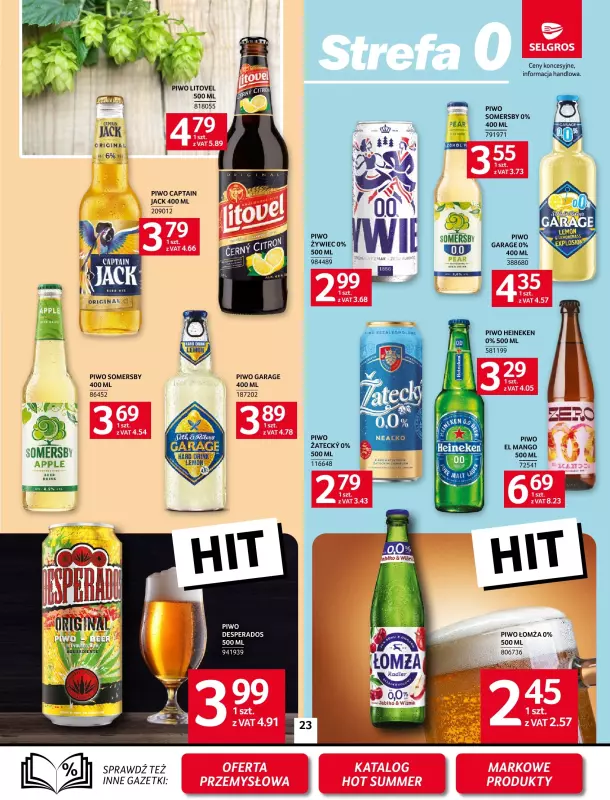 Selgros - gazetka promocyjna Oferta spożywcza od czwartku 17.07 do środy 30.07 - strona 23