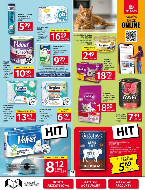 Selgros - gazetka promocyjna Oferta spożywcza od czwartku 17.07 do środy 30.07 - strona 31