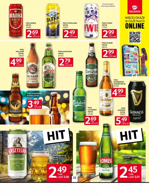 Selgros - gazetka promocyjna Oferta spożywcza od czwartku 17.07 do środy 30.07 - strona 22