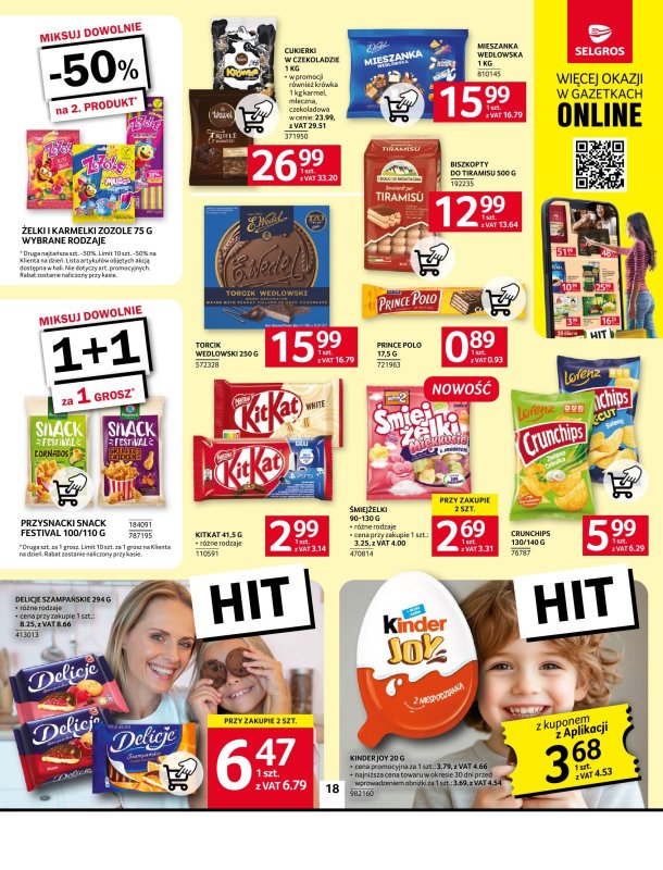 Selgros - gazetka promocyjna Oferta spożywcza od czwartku 17.07 do środy 30.07 - strona 18