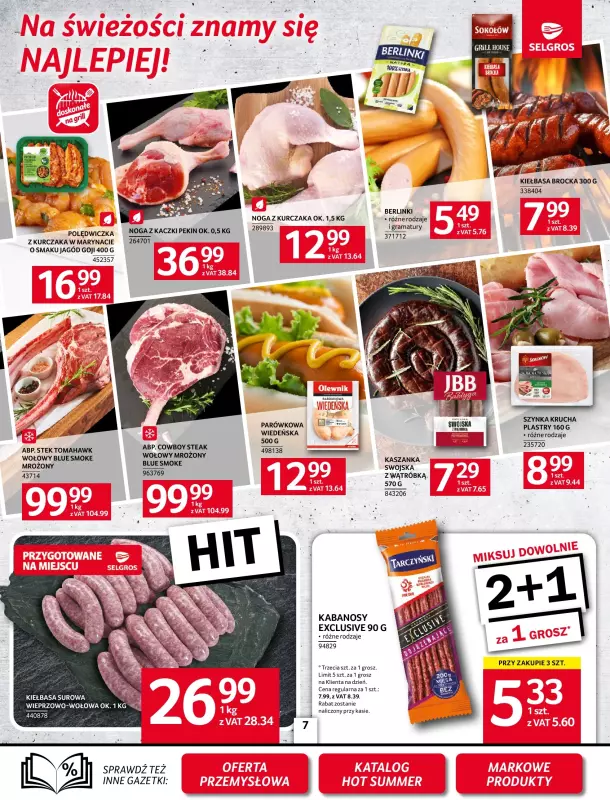 Selgros - gazetka promocyjna Oferta spożywcza od czwartku 17.07 do środy 30.07 - strona 7