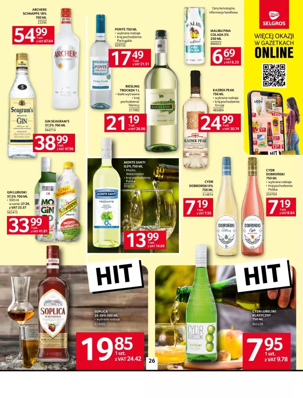 Selgros - gazetka promocyjna Oferta spożywcza od czwartku 17.07 do środy 30.07 - strona 26