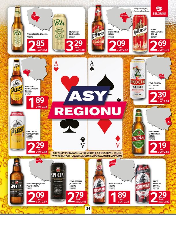 Selgros - gazetka promocyjna Oferta spożywcza od czwartku 17.07 do środy 30.07 - strona 24
