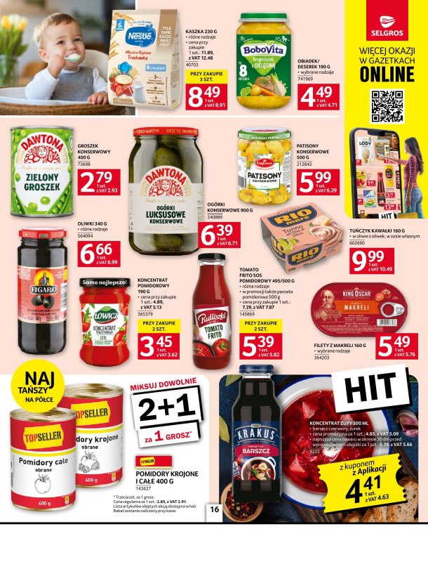Selgros - gazetka promocyjna Oferta spożywcza od czwartku 17.07 do środy 30.07 - strona 16