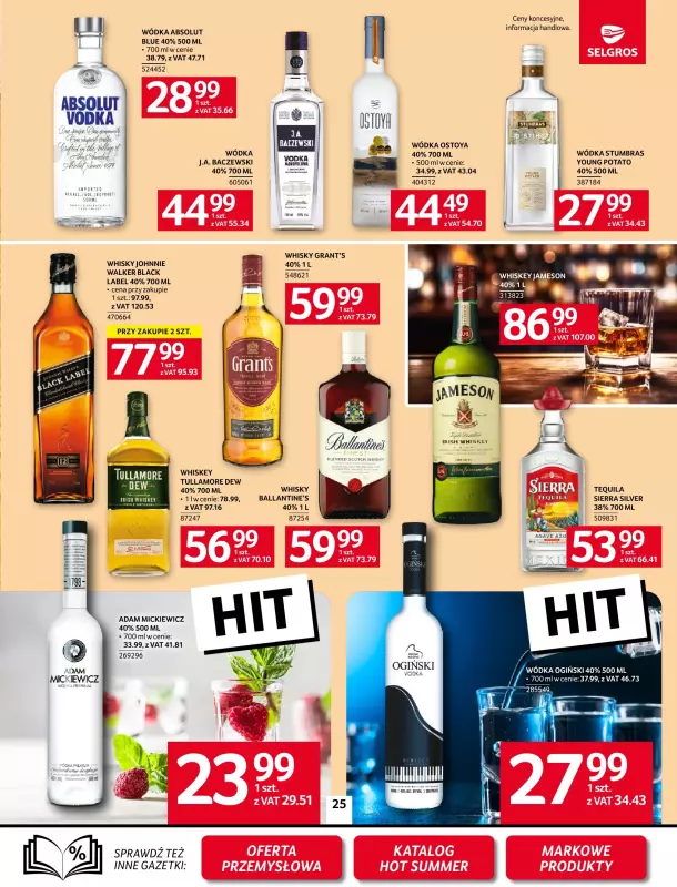 Selgros - gazetka promocyjna Oferta spożywcza od czwartku 17.07 do środy 30.07 - strona 25