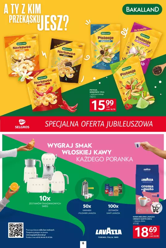 Selgros - gazetka promocyjna Specjalna oferta jubileuszowa od czwartku 17.07 do środy 30.07 - strona 6