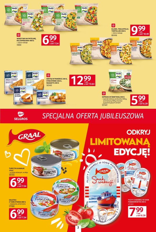 Selgros - gazetka promocyjna Specjalna oferta jubileuszowa od czwartku 17.07 do środy 30.07 - strona 2
