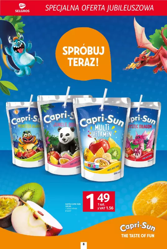 Selgros - gazetka promocyjna Specjalna oferta jubileuszowa od czwartku 17.07 do środy 30.07 - strona 8
