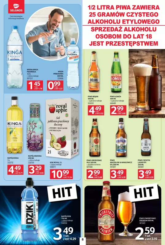 Selgros - gazetka promocyjna Jeszcze więcej super promocji! od czwartku 24.07 do środy 30.07 - strona 8