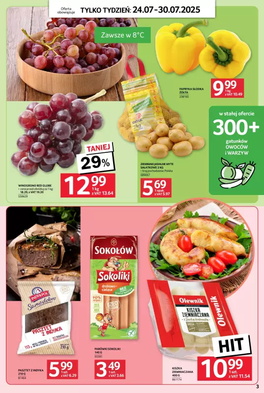 Selgros - gazetka promocyjna Jeszcze więcej super promocji! od czwartku 24.07 do środy 30.07 - strona 3