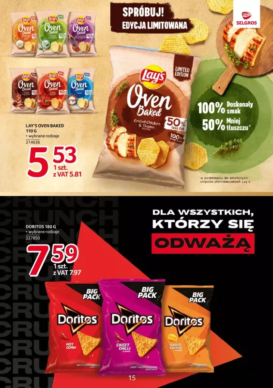 Selgros - gazetka promocyjna Katalog Markowe Produkty od czwartku 31.07 do środy 13.08 - strona 15