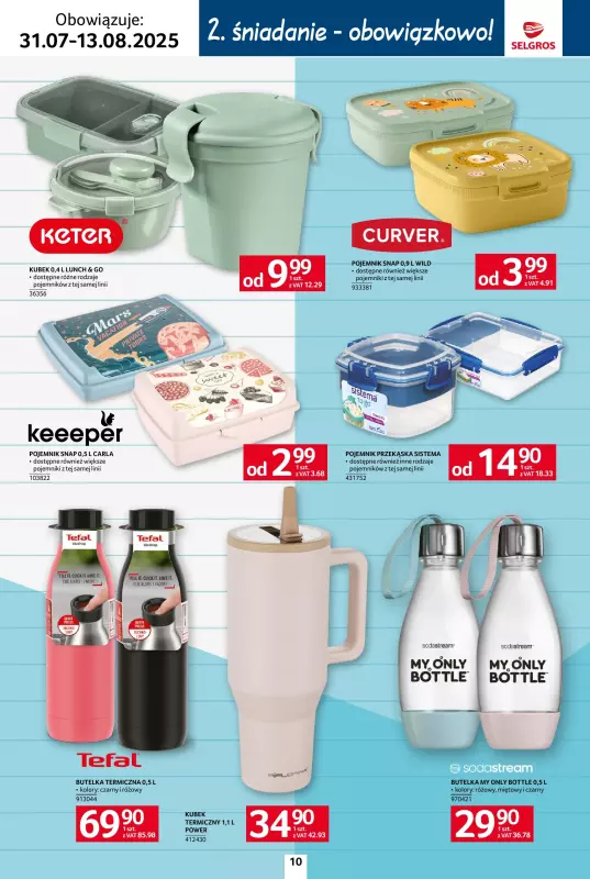 Selgros - gazetka promocyjna Katalog Szkoła od czwartku 31.07 do środy 13.08 - strona 10