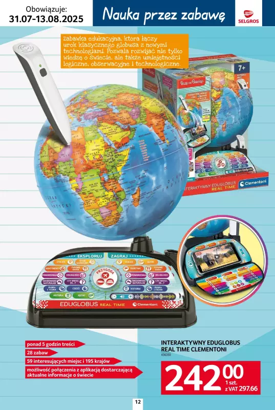 Selgros - gazetka promocyjna Katalog Szkoła od czwartku 31.07 do środy 13.08 - strona 12