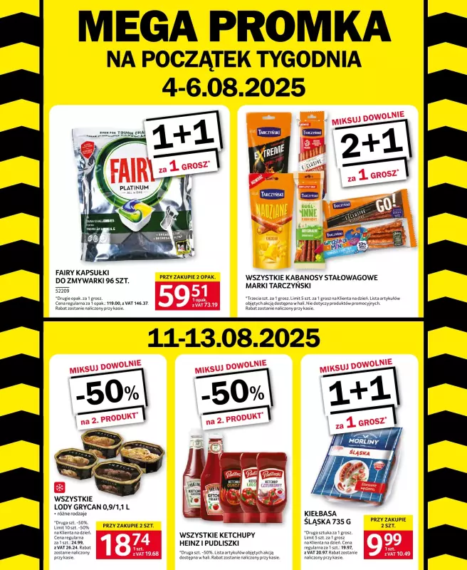 Selgros - gazetka promocyjna Mega Promka od poniedziałku 04.08 do środy 13.08