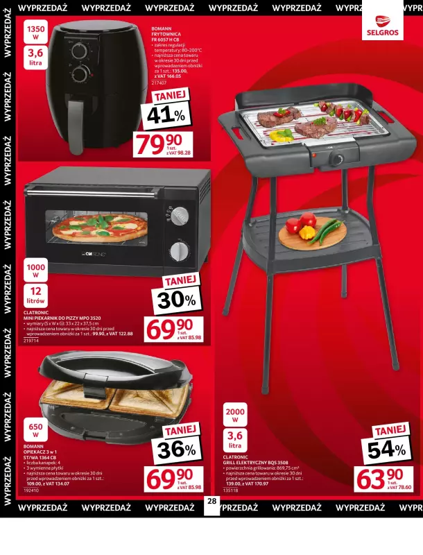 Selgros - gazetka promocyjna Oferta przemysłowa od czwartku 31.07 do środy 13.08 - strona 30