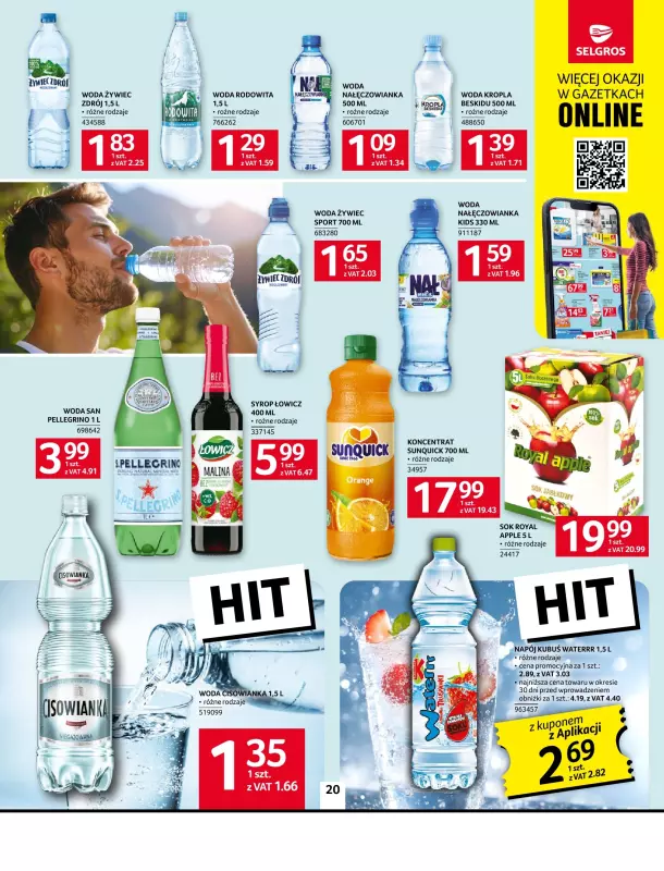 Selgros - gazetka promocyjna Oferta spożywcza od czwartku 31.07 do środy 13.08 - strona 20