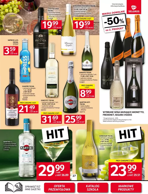 Selgros - gazetka promocyjna Oferta spożywcza od czwartku 31.07 do środy 13.08 - strona 27