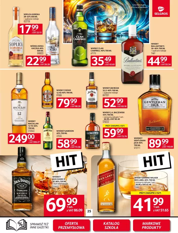 Selgros - gazetka promocyjna Oferta spożywcza od czwartku 31.07 do środy 13.08 - strona 25