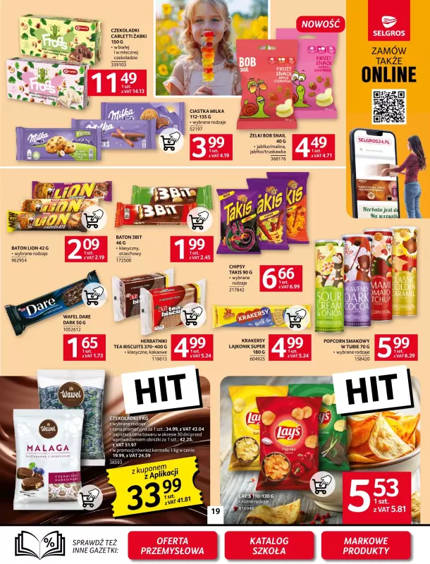 Selgros - gazetka promocyjna Oferta spożywcza od czwartku 31.07 do środy 13.08 - strona 19