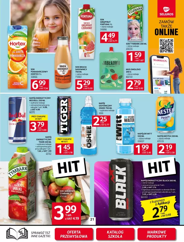 Selgros - gazetka promocyjna Oferta spożywcza od czwartku 31.07 do środy 13.08 - strona 21
