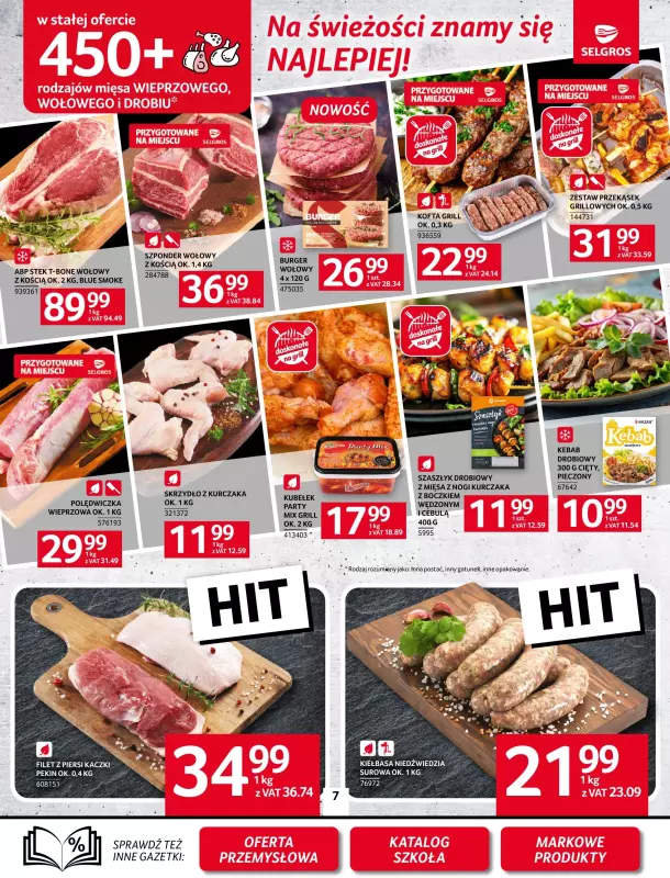 Selgros - gazetka promocyjna Oferta spożywcza od czwartku 31.07 do środy 13.08 - strona 7
