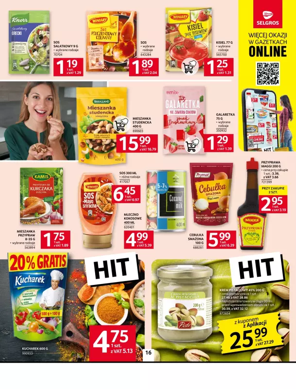 Selgros - gazetka promocyjna Oferta spożywcza od czwartku 31.07 do środy 13.08 - strona 16