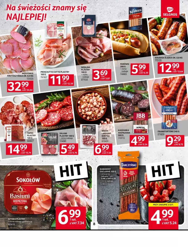 Selgros - gazetka promocyjna Oferta spożywcza od czwartku 31.07 do środy 13.08 - strona 8