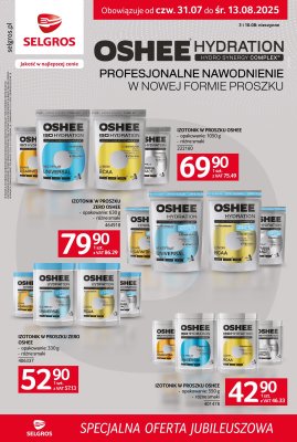 Selgros - gazetka promocyjna Specjalna oferta jubileuszowa od czwartku 31.07 do środy 13.08