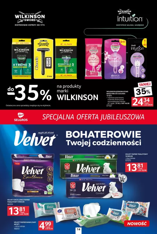 Selgros - gazetka promocyjna Specjalna oferta jubileuszowa od czwartku 31.07 do środy 13.08 - strona 14