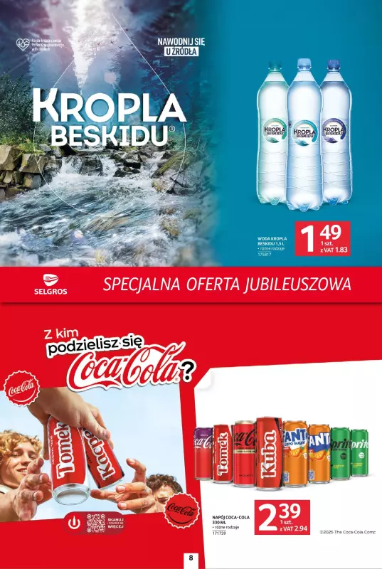 Selgros - gazetka promocyjna Specjalna oferta jubileuszowa od czwartku 31.07 do środy 13.08 - strona 8