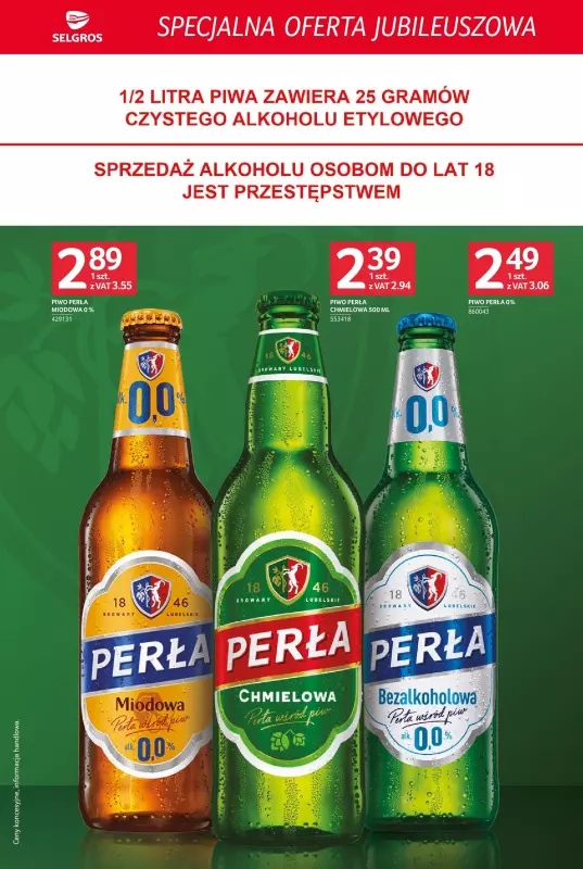 Selgros - gazetka promocyjna Specjalna oferta jubileuszowa od czwartku 31.07 do środy 13.08 - strona 9