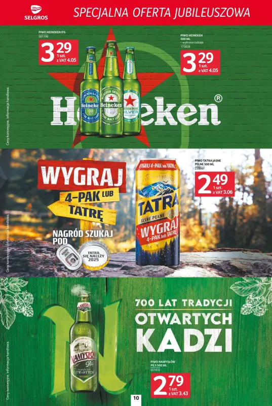 Selgros - gazetka promocyjna Specjalna oferta jubileuszowa od czwartku 31.07 do środy 13.08 - strona 10