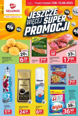 Selgros - gazetka promocyjna Jeszcze więcej super promocji! od czwartku 07.08 do środy 13.08