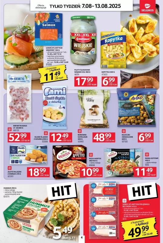 Selgros - gazetka promocyjna Jeszcze więcej super promocji! od czwartku 07.08 do środy 13.08 - strona 4
