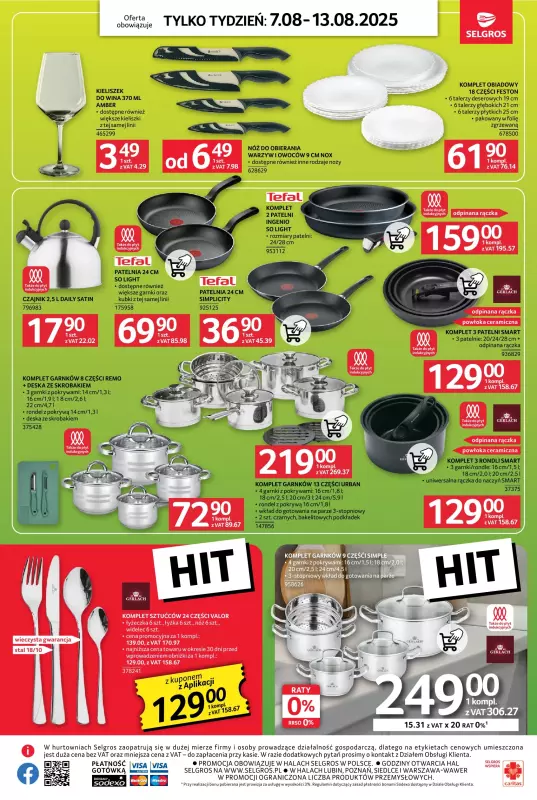Selgros - gazetka promocyjna Jeszcze więcej super promocji! od czwartku 07.08 do środy 13.08 - strona 10