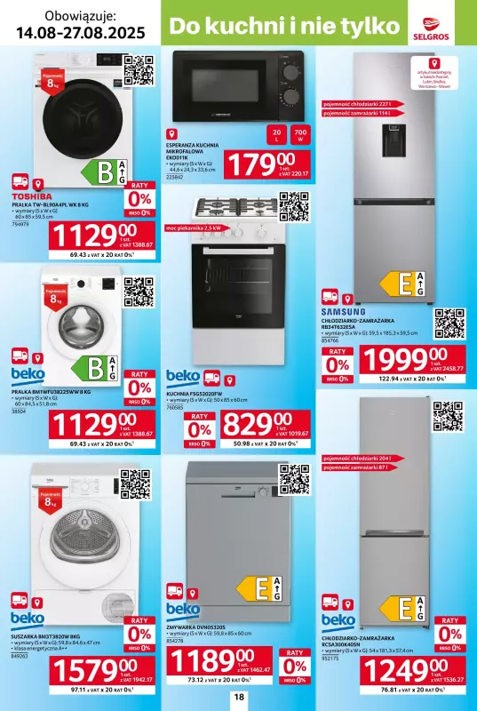 Selgros - gazetka promocyjna Katalog Hot Summer od czwartku 14.08 do środy 27.08 - strona 18