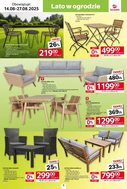 Selgros - gazetka promocyjna Katalog Hot Summer od czwartku 14.08 do środy 27.08 - strona 5